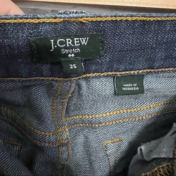 J.CREW STRETCH TOOTHPICK DISTRESSED WOMEN’S JEANS‎ SIZE 25 - Picture 13 of 13